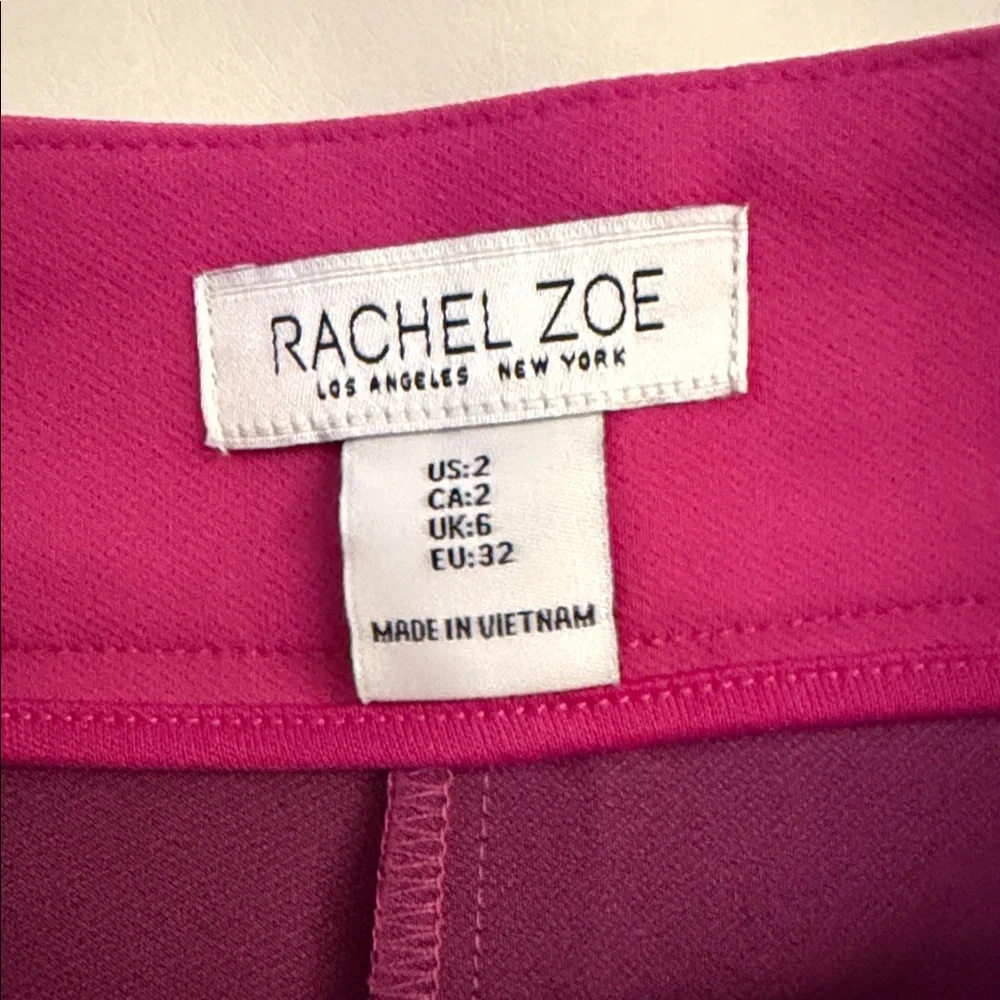Rachel Zoe Fuchsia Tailored Short – Size 2 - Picture 6 of 7